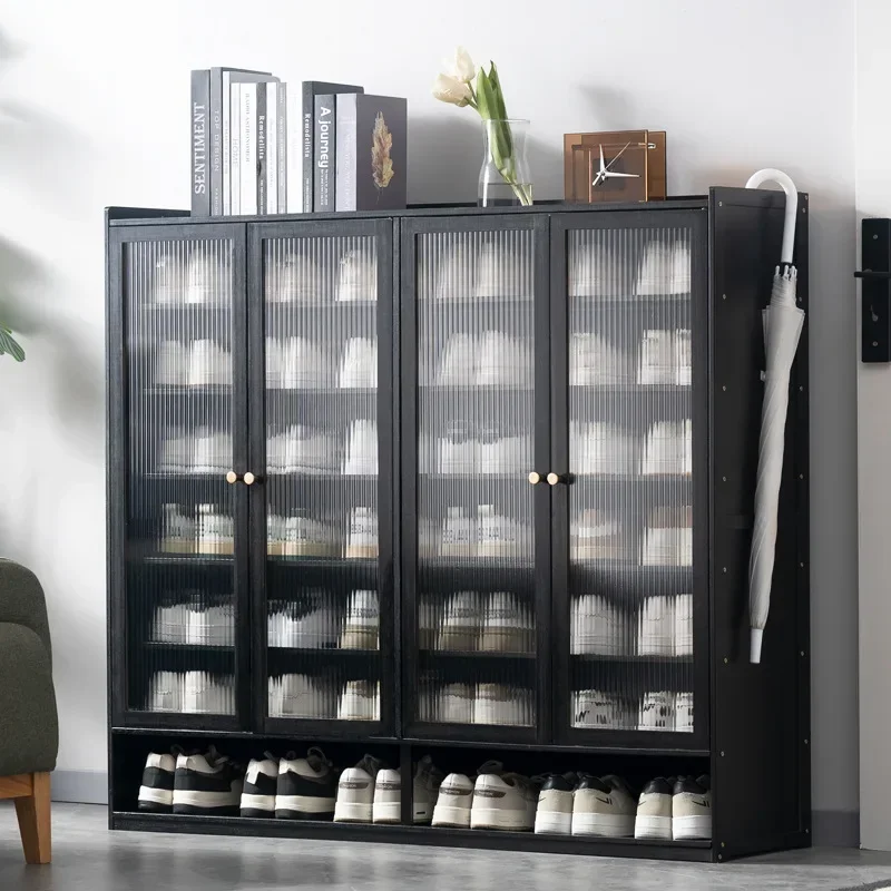 Shoe rack at the door of the household, storage artifact, space-saving simple interior, good-looking and dustproof dormitory