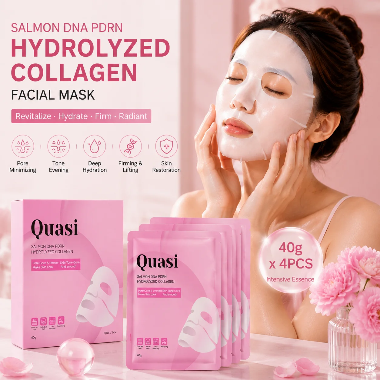 Salmon DNA PDRN Hydrolyzed Col - Skincare Omg ulasan dan harga