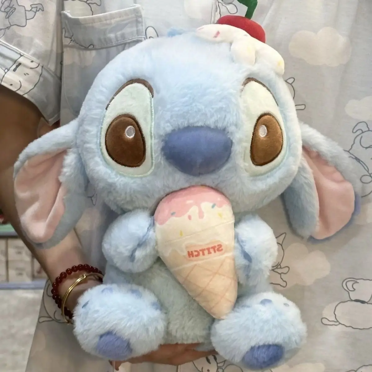 

Стич мороженое плюшевая игрушка супер мягкая кукла милый персонаж мультфильма подарок для друзей на день рождения и Рождество