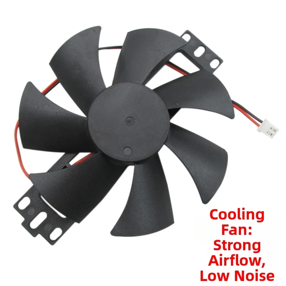 2pcs 18V Brushless Cooling Fan Assembly for Induction Cookers with Pure Copper Windings and Quiet High-Performance Airflow