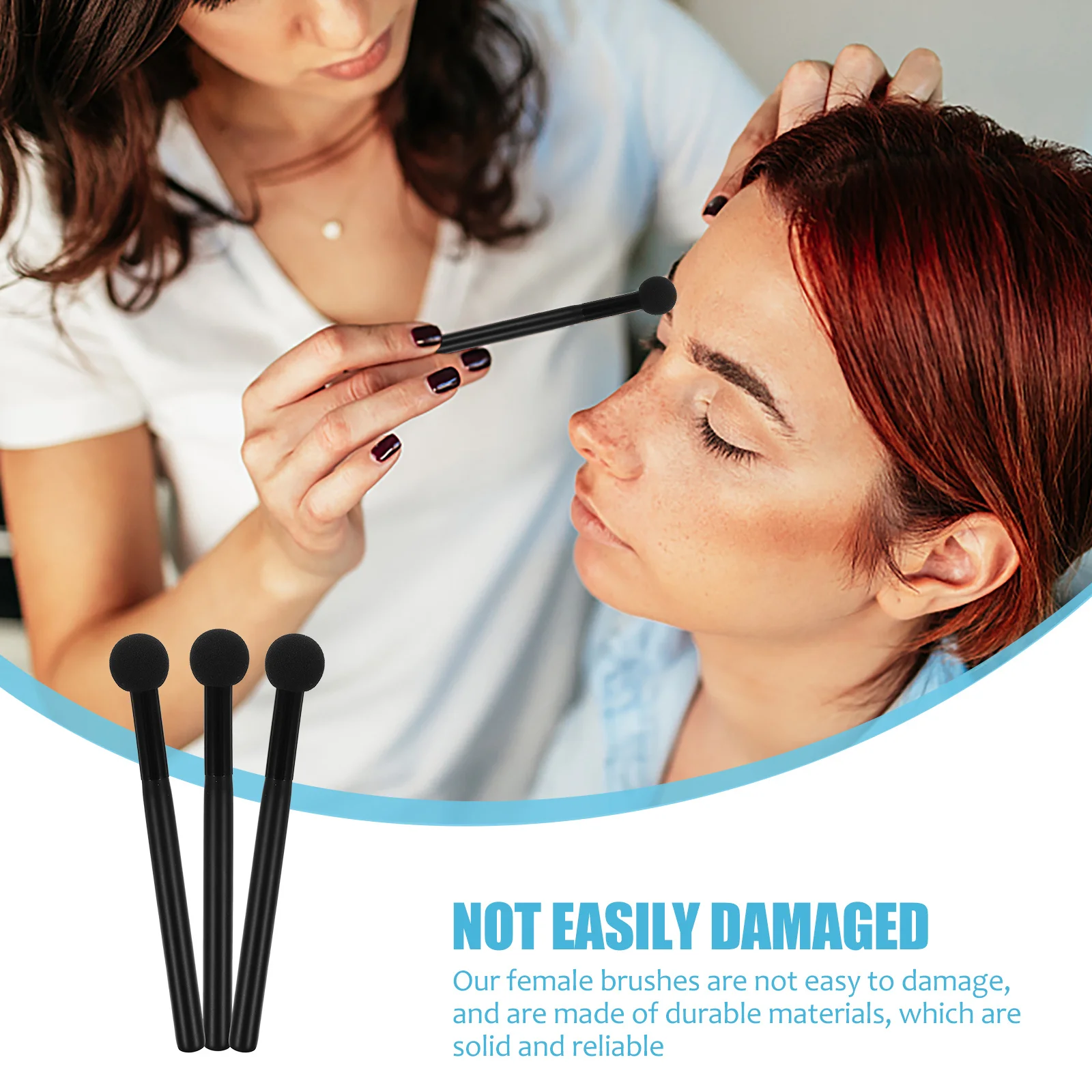 3Pcs Lipstick Makeup Brushes Professional Concealer Blending Brush Multi Function Smudge for Women Makeup Face Lip