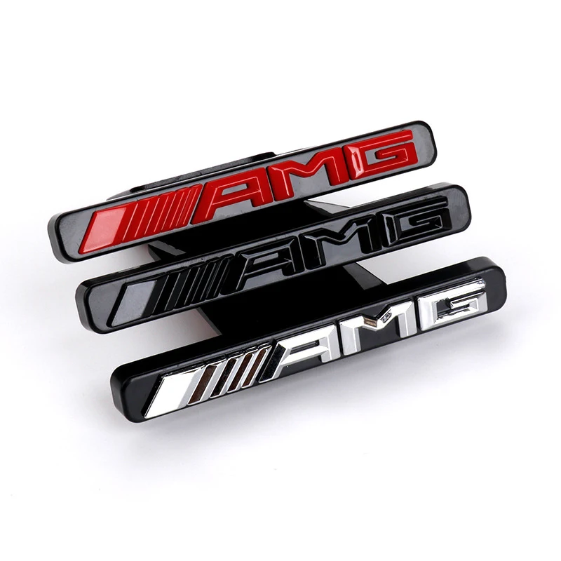 1Pcs Car Front Grill Badge Emblem AMG Caps for Mercedes benz W212 W213 W202 W211 W176 W210 W205 Gla Glc Cls Glk Accessories