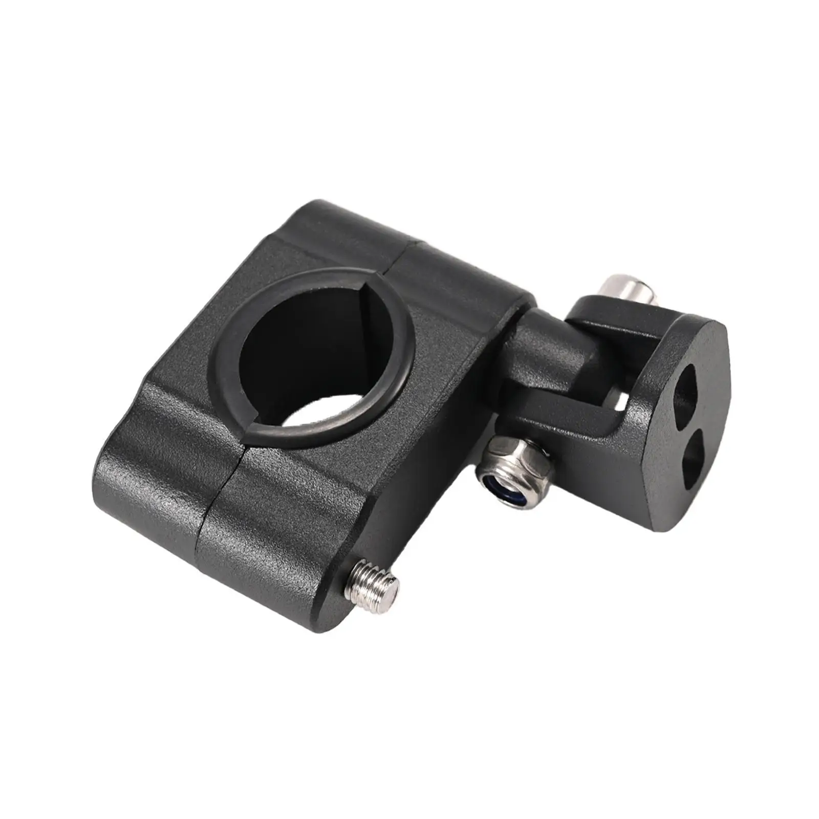 دراجة نارية ضوء تصاعد قوس مؤشر معدني حامل مصباح شريط الثور المشبك #2