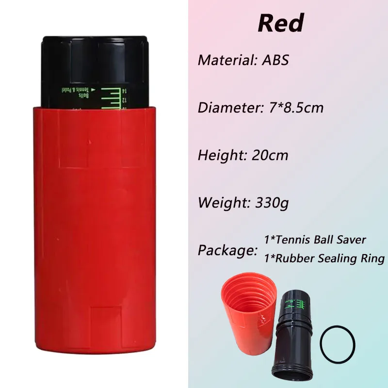 

Tennis Ball Pressure Saver 3Balls Container Padel Bounce Restorer Beach Tennis Shape Maintainer Pressure Holder Training Tool