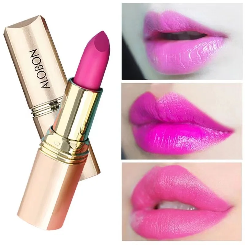 Pink Matte Lipstick Waterproof 24 hours Long Lasting Red Lipsticks Resistant Rose Lip Tint Velvet Lipstic Cosmetic Women Makeup