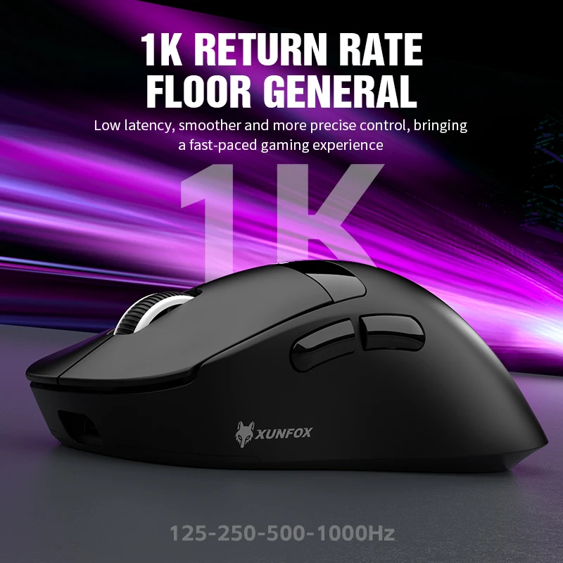 Xuan Yin Hu H9 เมาส์น้ําหนักเบา PAW3311 สําหรับเล่นเกมสามโหมดไร้สาย Bluetooth เมาส์เก่าชาร์จ RGB พร้อมจอแสดงผล