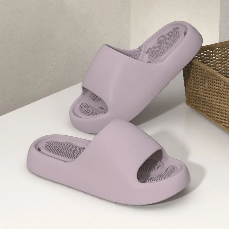 Pantuflas de baño para mujer, sandalias de ducha de secado rápido para hombre, chanclas transpirables para parejas, sandalias de playa de verano, sandalias de natación
