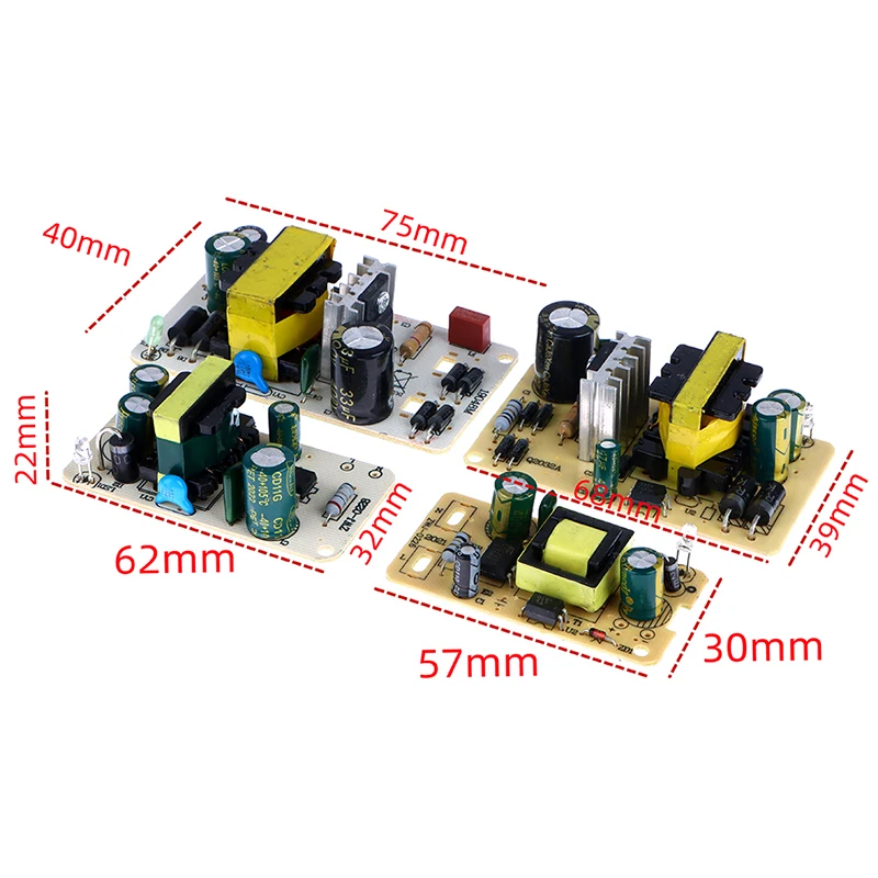 AC-DC 12V 50/ 60Hz 1/2/2.5/3A Switching Power Supply Module Bare Circuit AC 100-240V To 12V Board Regulator Power Supply Module