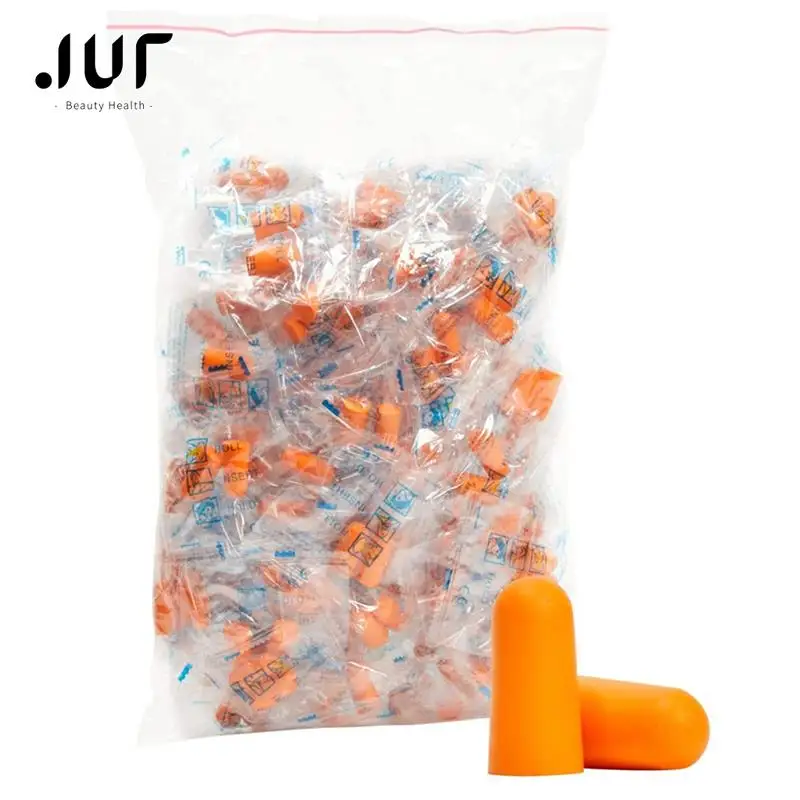 20 pcs Earplugs Noise Reduction Protection Sound Insulation Foam Soft Sleep Cancelling Anti Bruit Earplug Sleeping Ear Plugs