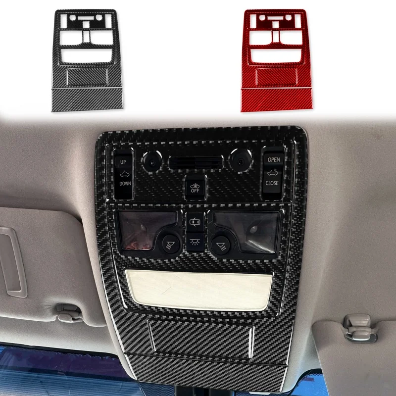 For Lexus GS 350 2012-2021 Carbon Fiber Roof Reading Light Adjustment Control Panel Car Interior Accessories Decorative Stickers