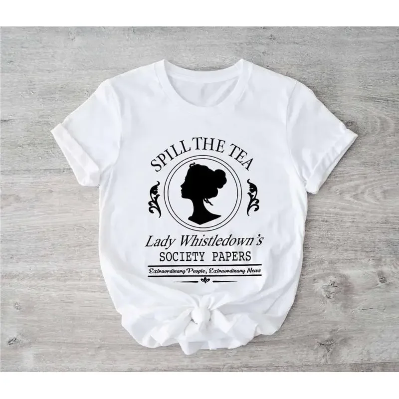 Lady Whistledown Society Papers Spill The Tea T Shirt