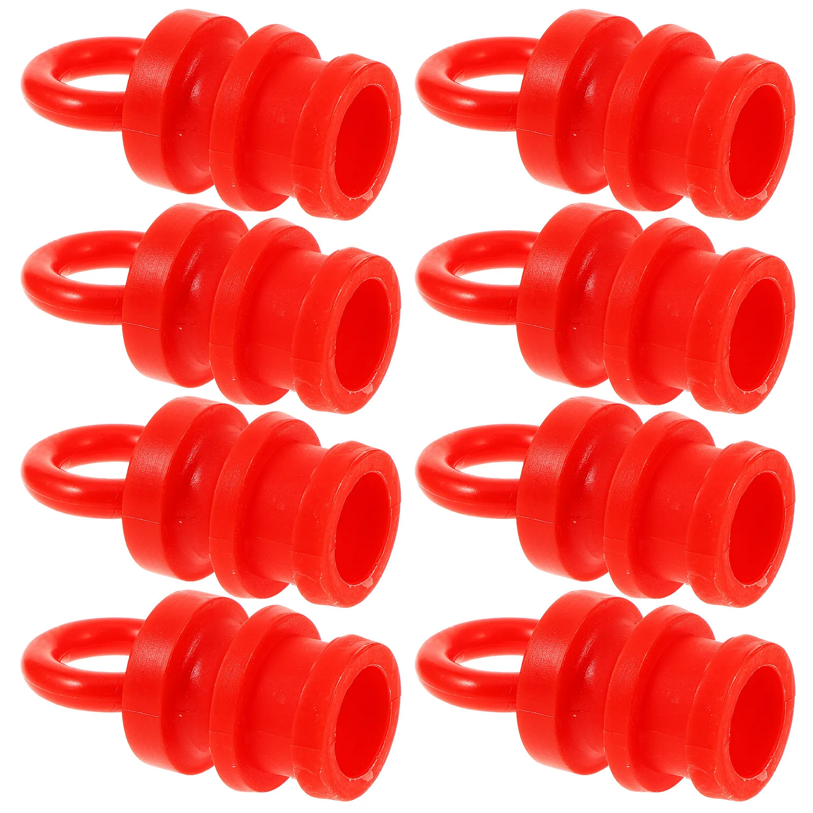 8Pcs Traffic Warning Column Caps Heavy Duty Orange Reflective Post Caps Cone Tops for Construction Zone Outdoor Traffic Safety