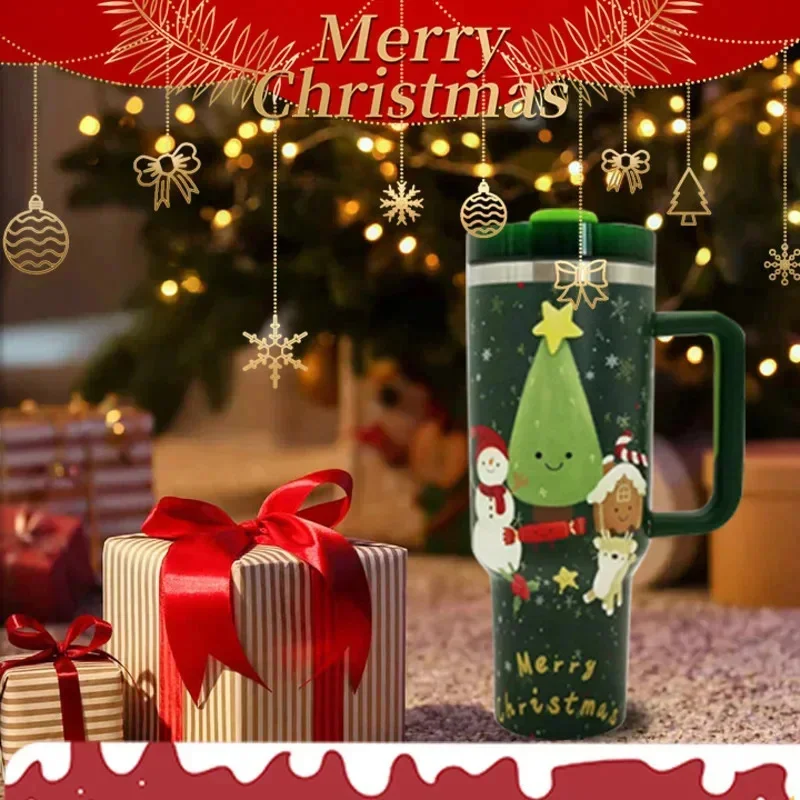 

Thermos Bottle Tumbler With Handle With Straw Lids Stainless Steel Thermal Mug Coffee Thermos Vacuum Cup Sippy Cup