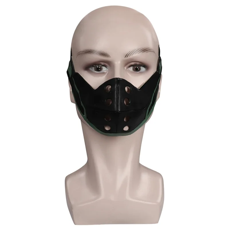 Anime meu herói cosplay academia midoriya izuku cosplay máscara com capuz masculino traje roleplay fantasia halloween carnaval pano jaqueta