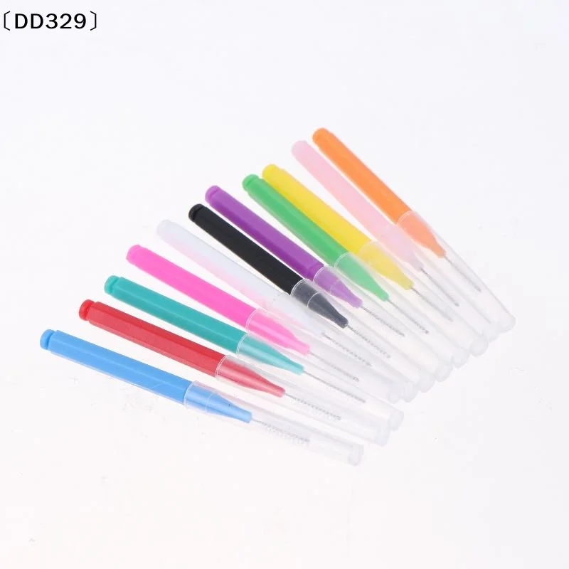 100Pcs/box Interdental Brushes Travel Case For Teeth Cleaning Health Care Tooth Interdental Cleaners Dental Teeth〔DD329〕
