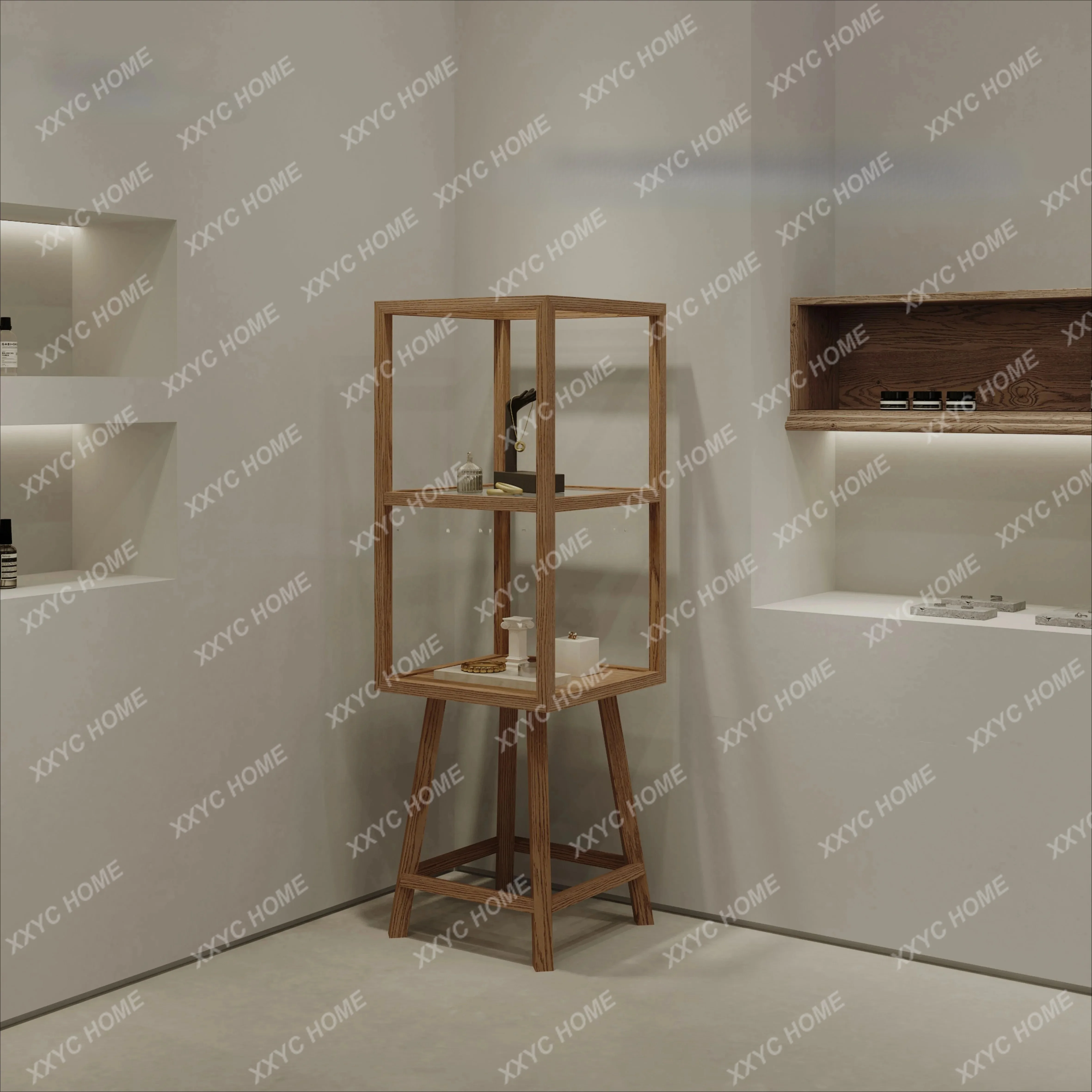 XXJewelry store display gift cabinet model layer cabinet exhibition hall jewelry display rack multi-functional wall rack