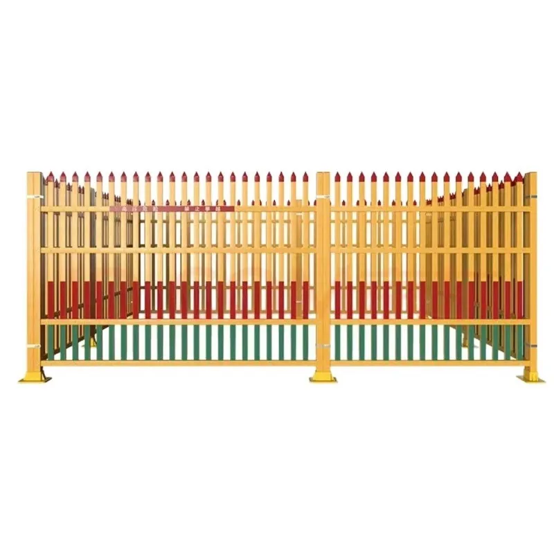 Custom Fiberglass Fixed Insulated Safety Barrier Outdoor Separation Fence For Oilfield Transformer Box Substation Protection