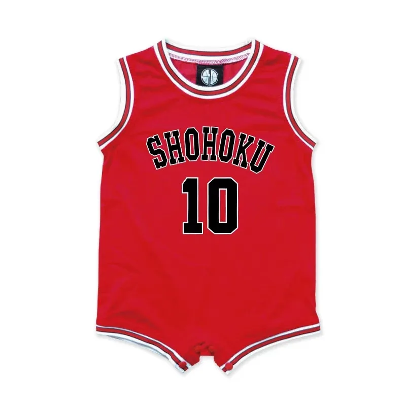 بدلة للأطفال من عمر 0 إلى 3 سنوات بدلة سلام دنك جيرسي شوهوكو ساكوراجي لكرة السلة جيرسي بذلة أنيمي للأطفال طقم زي تنكري زي #2