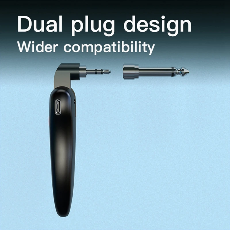

Wireless System Audio 09T Transmitter Receiver Pickup USB Rechargeable Wireless System For Electric Guitar Bass-AA74