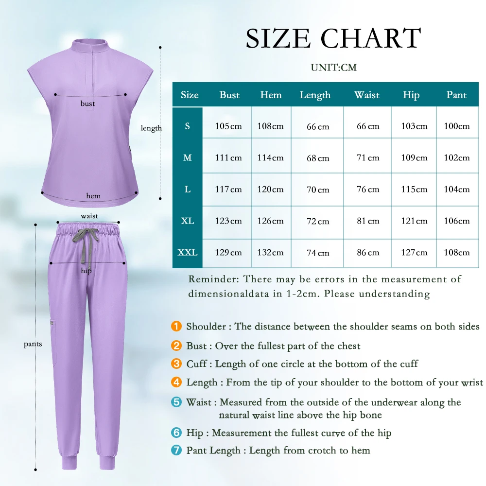 Tenues médicales multicolores pour femmes, blouses d'infirmière, uniformes d'hôpital en polyester extensible, ensembles de hauts et de pantalons à manches courtes