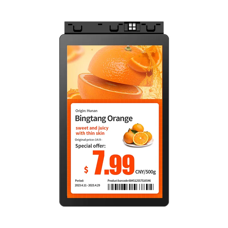 10.1inch 2.4Ghz Full-Color LCD Display Digital Smart Price Tag Via WIFI Electronic Shelf Label E-Ink Price Tag For Supermarket