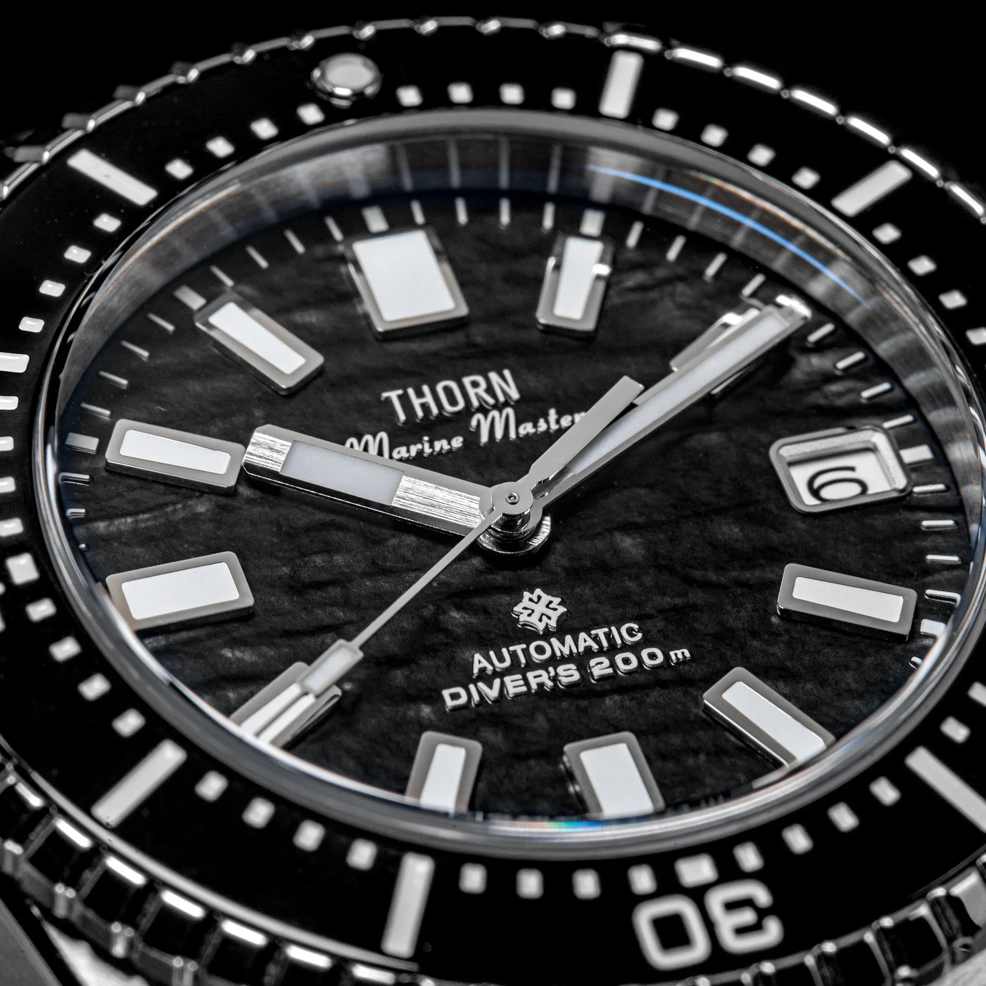 [SHY-042]THORN Vollautomatische Mechanische NH35A Uhr mit 316L Stahlgehäuse, Herren-Taucheruhr mit Leuchtziffern, Geschenkidee – Detail 17