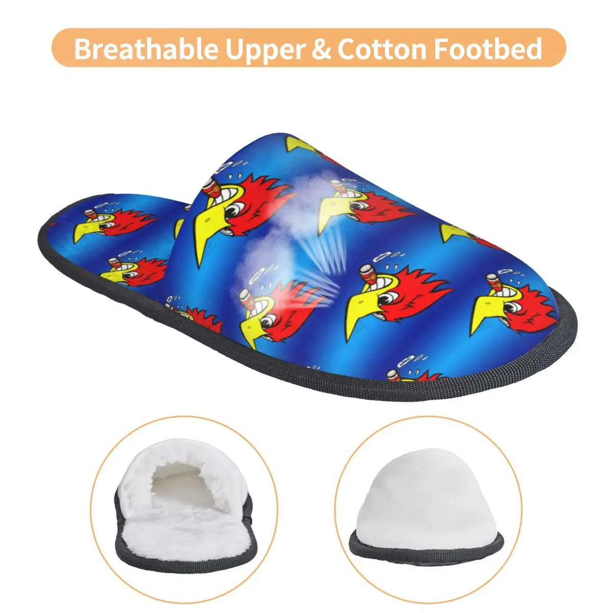 Custom Made In The USA Street Mr.Horsepower Clay Smith Cams Slippers Memory Foam Soft Women House Slipper Bedroom Fluffy Shoes