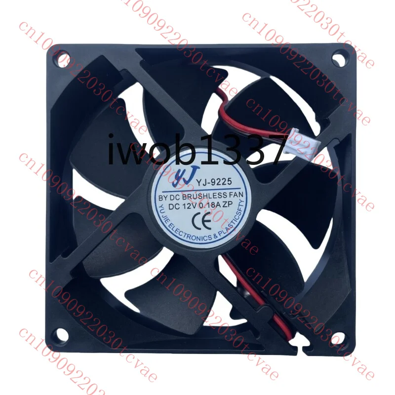 

Для YJ-9225 DC12V 0,18A 90*90*25 мм 9 см охлаждающий вентилятор для холодильника