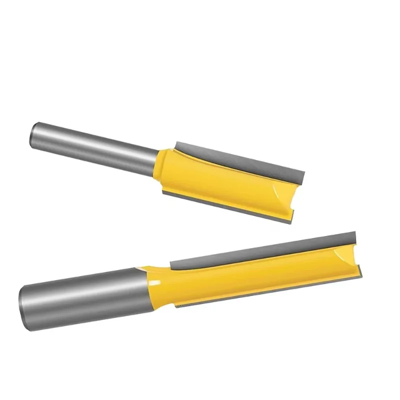 CNC المسوي مثقاب الخشب ذات الحواف المزدوجة مستقيم الحفر النجارة الحز قاطعة المطحنة آلة التشذيب أداة القطع الموسعة #3