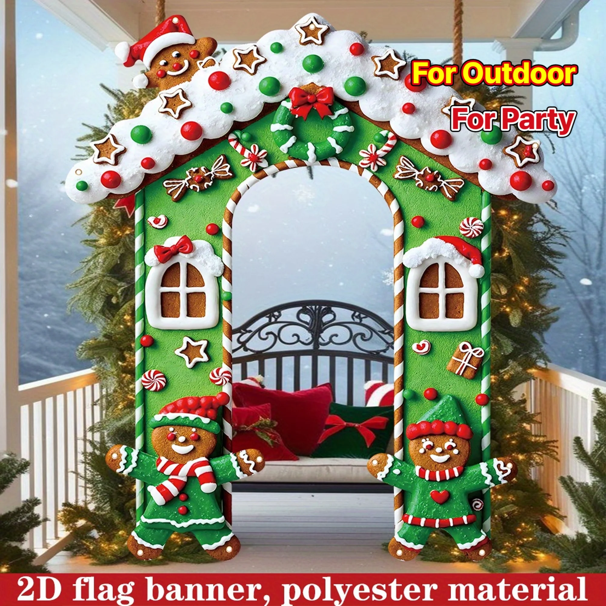2D FLAT 1Pc Gingerbread House  - огляд і ціна Home Fragrance Gingerbread