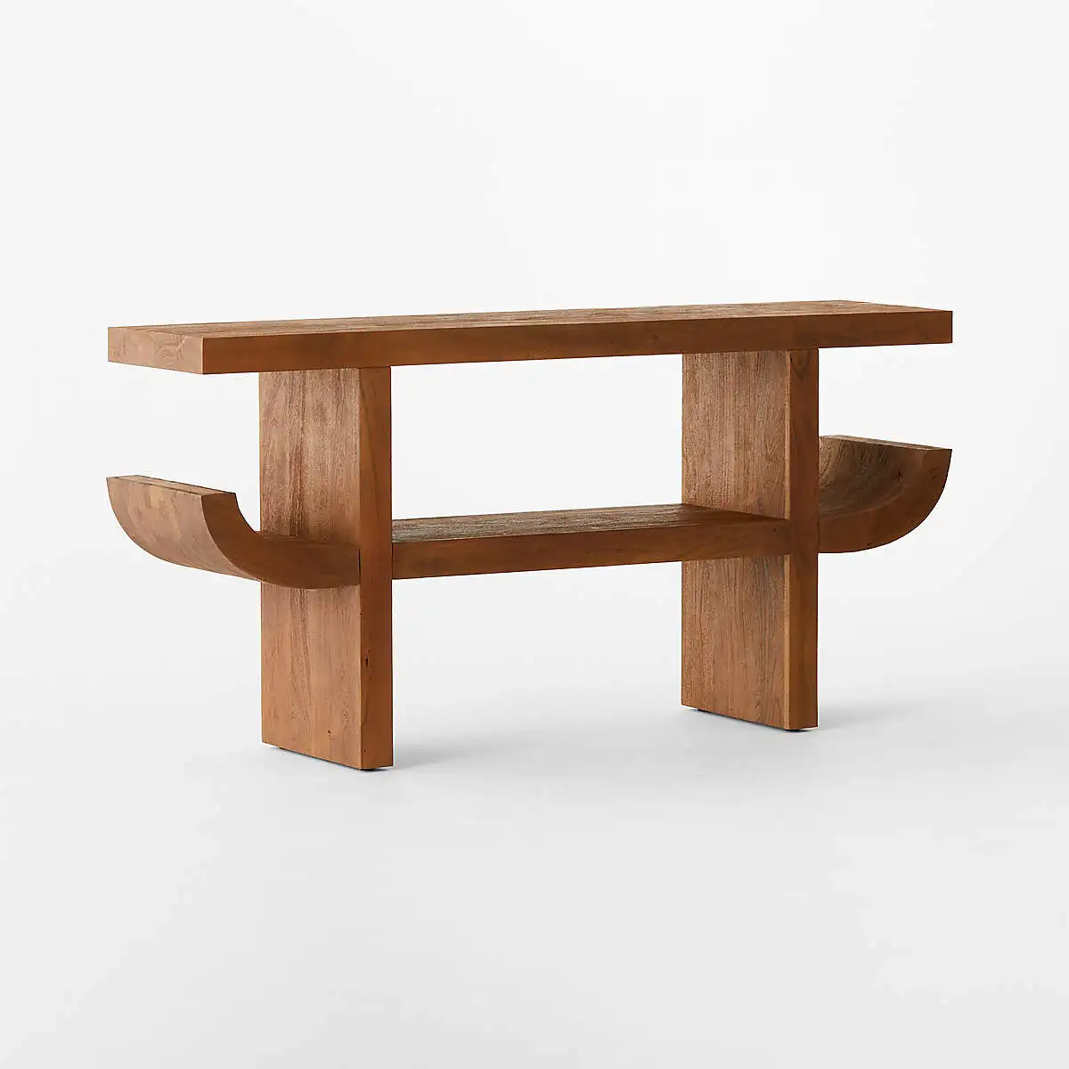 

For Sculptural Style Contemporary Durable Wood Interior Hallway Console Tables Luxury Living Room Furniture