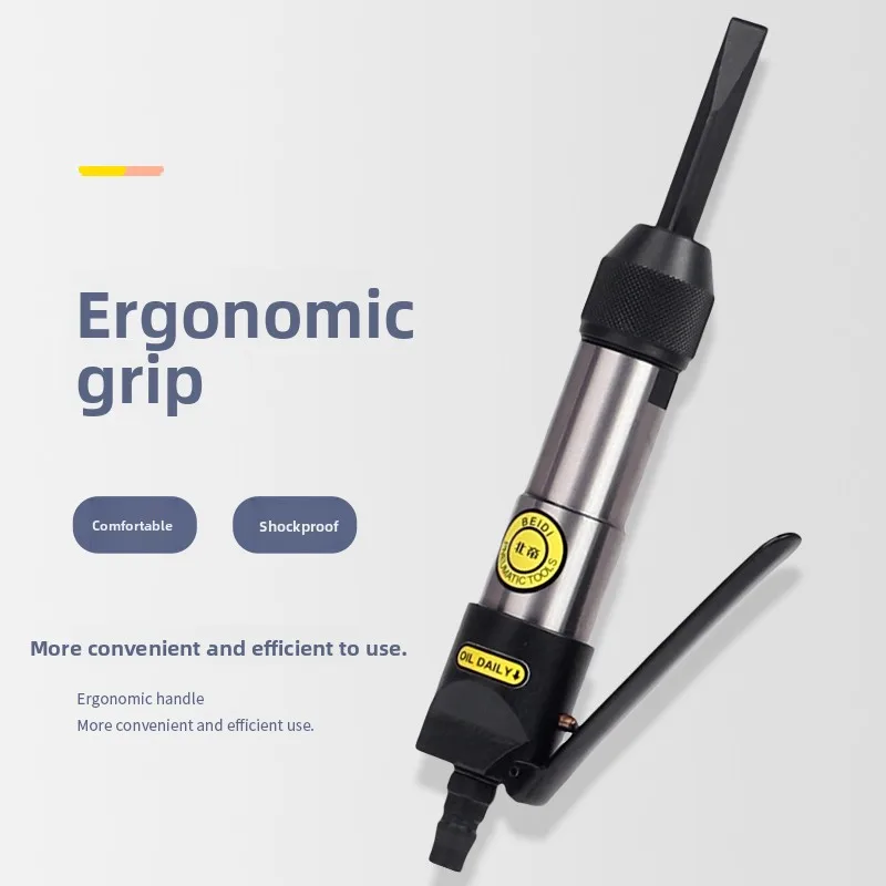 Taiwan Bei Di Pneumatic Straight Air Shovel Air Pick for Removing Welding Slag and Rust, Powerful Brake Pad Scraper Bd-2512