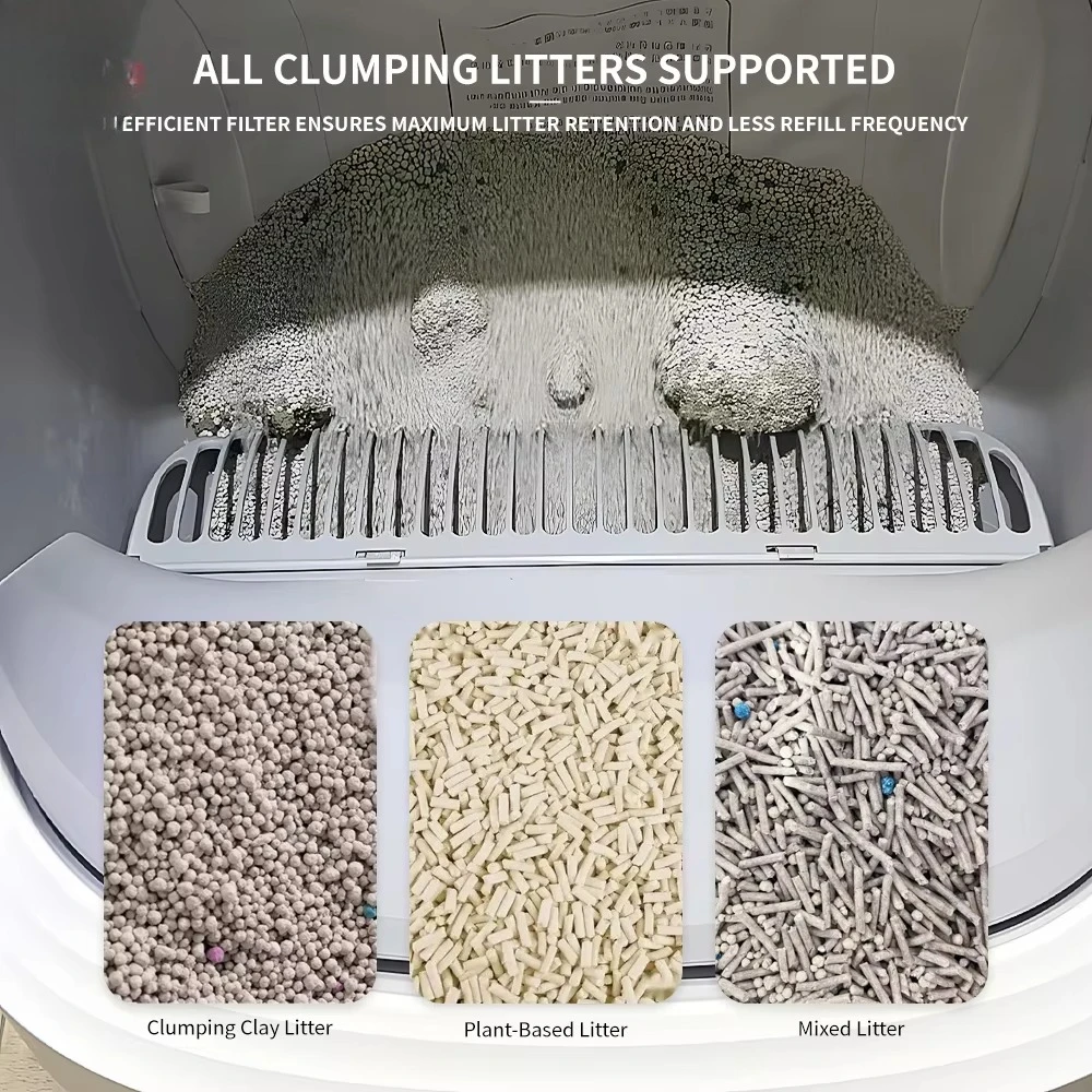 Manufacturer Wholesale Self Cleaning Litter Box Mini-D More Comprehensive Protection Smart Automatic Cat Litter Box