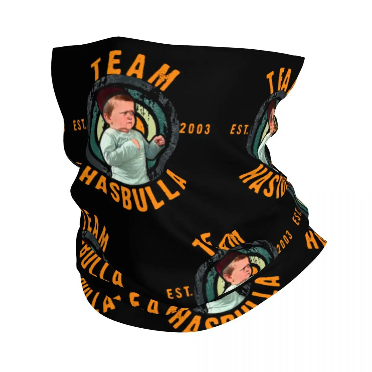 Hasbulla Fighting Meme Bandana Neck Cover Printed Balaclavas Face Mask Scarf Warm Headband Fishing Unisex Adult All Season