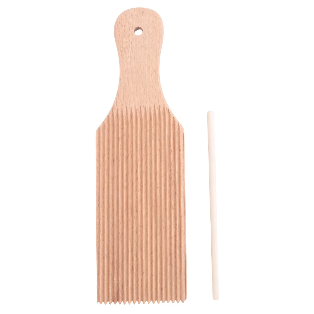 Noodles Wooden Butter Table and Popsicles Easily Make Homemade Pasta and Non-Stick Butter Pasta Board Gnocchi Roller