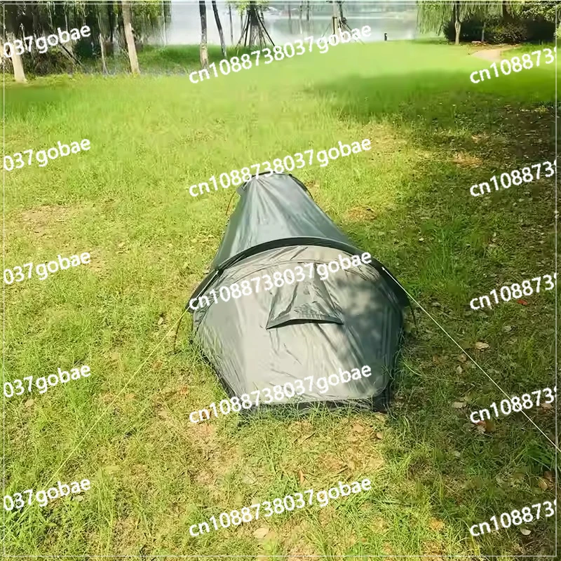 Camping tent ultra-light aluminum pole outdoor equipment camping sleeping bag single tent mountaineering lightweight