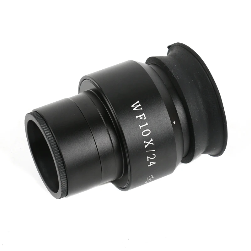 One Pair 2 Pcs WF10X/24MM Eyepiece for Stereo Microscope Adjustable Wide-angle Eyepiece 30MM Interface