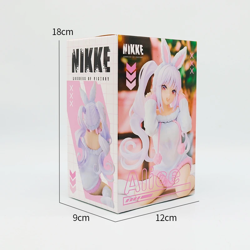 Neue Yumemirize „NIKKE: Die Göttin des Sieges“ Alice Anime Peripheriefigur – 12 cm PVC-Material, Modell zum Sammeln, Spielzeuggeschenk