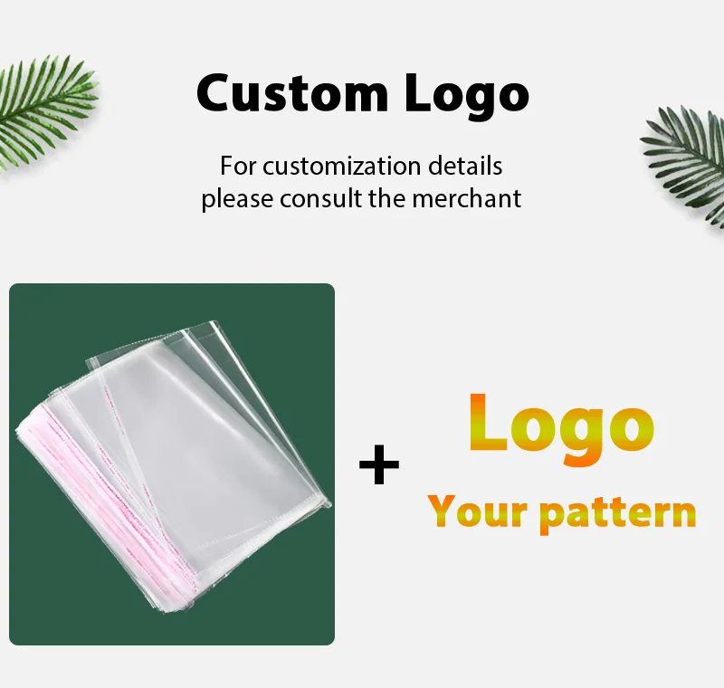 100PCS Opp Selbstklebende transparente Plastiktüte Kleidung Schmuck Verpackung Selbstklebende Keks Süßigkeiten Verpackung Zellophanbeutel – Detail 13