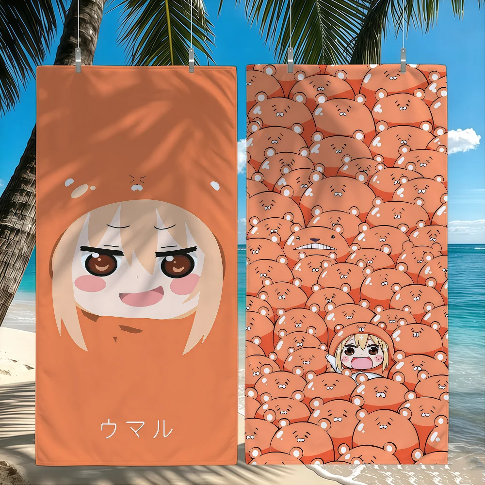 Anime H-Himouto U-Umaru-chanS Towel Beach Towel Travel Shower Quick-Drying Soft Same Style Men Women Sports