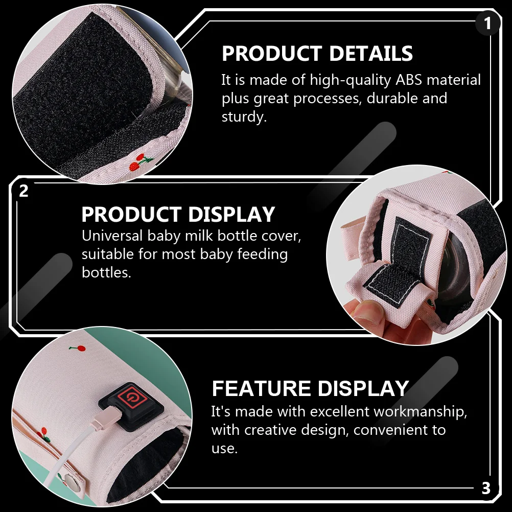 

USB Powered Milk Bottle Warmer Portable Travel Nursing Bottle Heating Bag Fast Heat Retention Safe Design