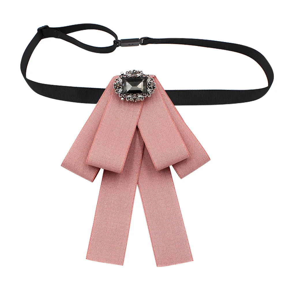 1pc Pre-Shaped Bow Tie For Men Adjustable Elastic Band One Size Fits All Wedding Party Formal Event Gift Shirt Collar Flower