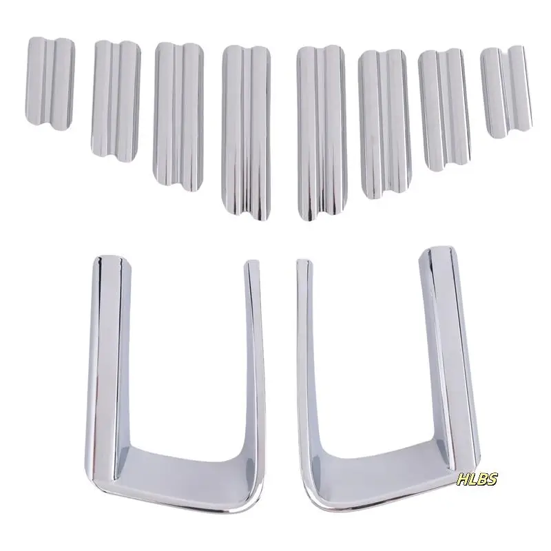 

For Toyota Alphard 30 Series Front Bumper Trim Protector Strip Fog Lamp Fog Light Garnish Strip Chrome Decorative Strip