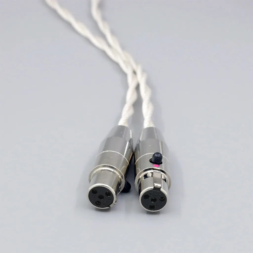 LN008141 Graphene 7N OCC Silver Plated Type2 Earphone Cable For Audeze LCD-3 LCD-2 LCD-X LCD-XC LCD-4z LCD-MX4 LCD-GX lcd-24