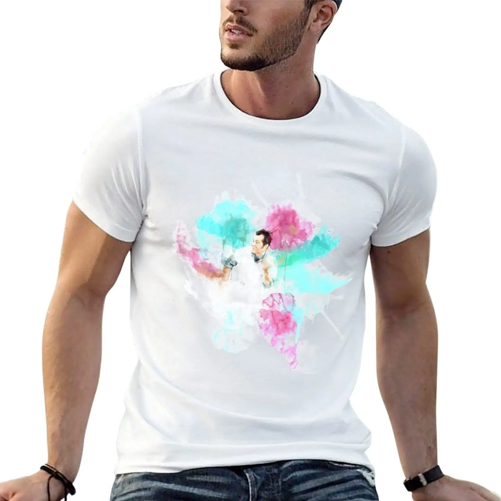 One Flew Over the Cuckoo's Nest Watercolor T-Shirt Holiday Vacation Tee Shirt