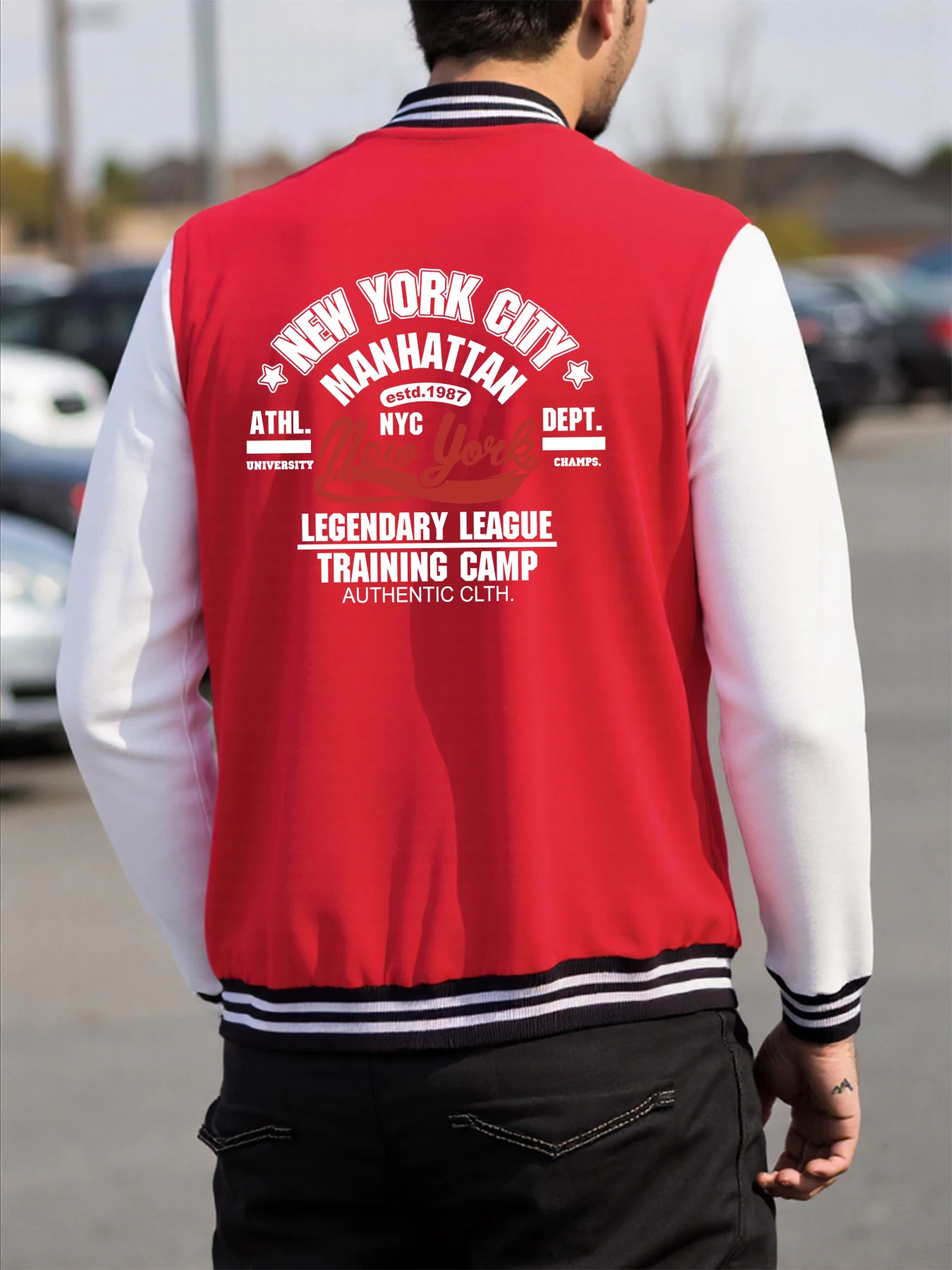 

Мужская одежда с легендарным принтом New York Manhattan, милая теплая свободная уличная одежда, забавные куртки с карманами, осенний топ, флисовая спортивная одежда