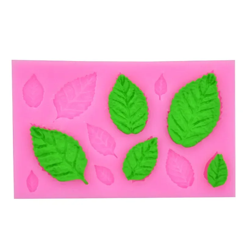 Tree Maple Leaf Silicone Mold Fondant Cake Decorating Tools Chocolate Baking Mould 3D Sugarcraft Resin Clay Homemade Bakeware