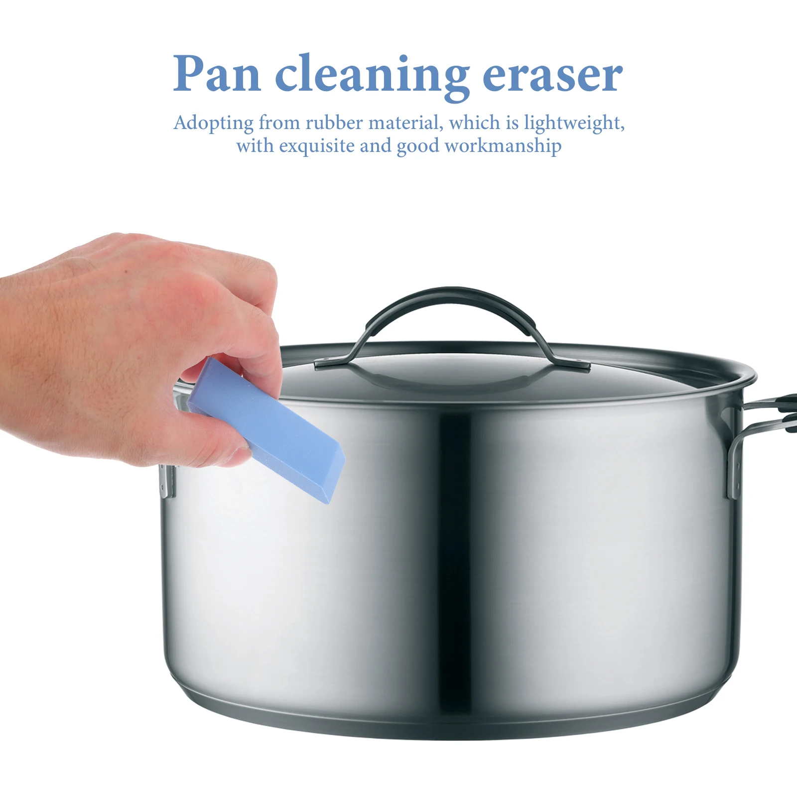 

Limescale Eraser Rubber Cleaning Tool Reusable Scrub Eraser For Pot Stains Kitchen Supplies Dish Washing Cleaner