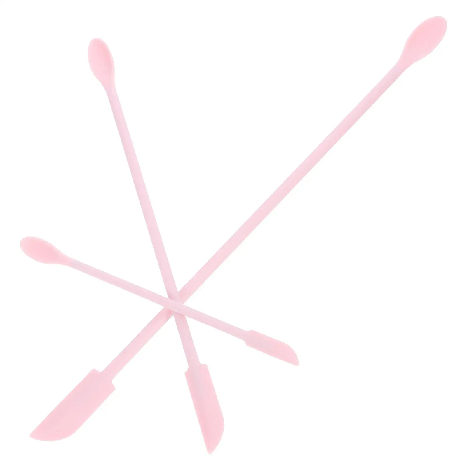 

3 Pcs Spatula Set Pink Spatulas Long Handle Small Head Kitchen Face Spatula Beauty Tools Lotion Cream
