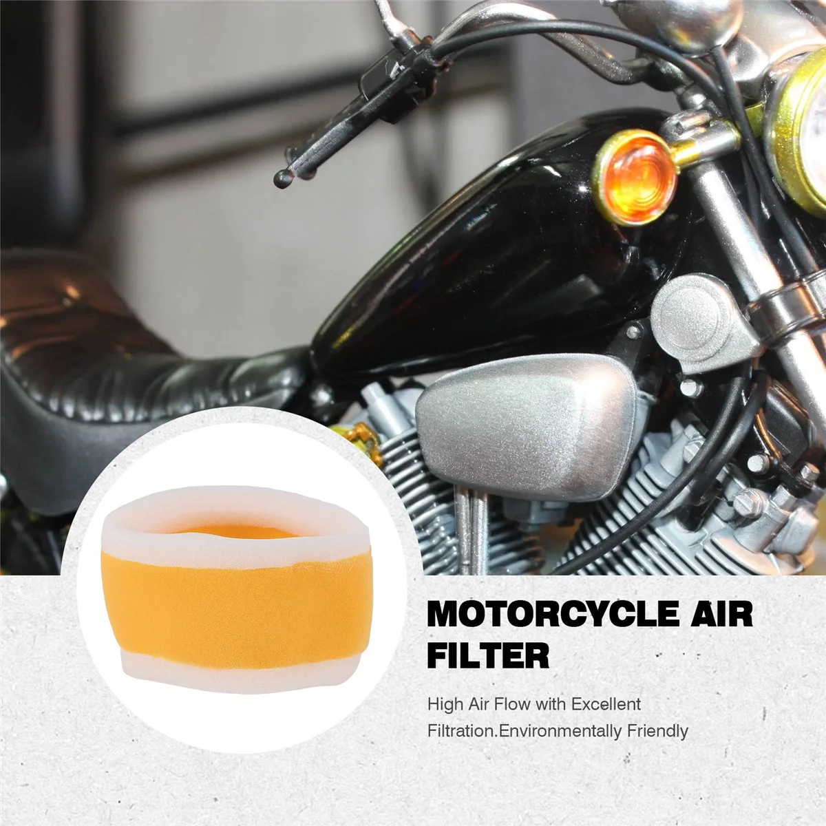 Filtro aria moto schiuma detergente per Yamaha XV 125 XV250 vergine 250 V-Star 250 1988-2015